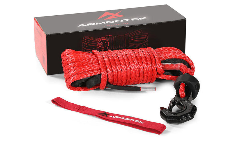 Load image into Gallery viewer, Armortek Synthetic Rope Kit 3/8" x 50' - MBL 22700 lbs
