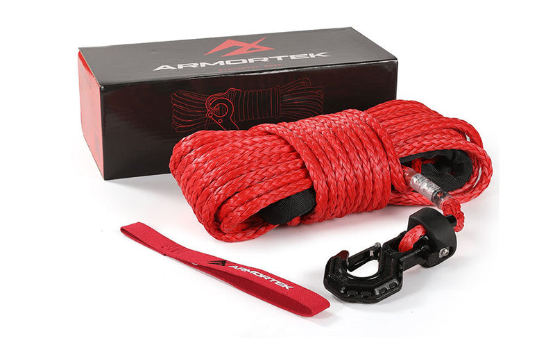 Load image into Gallery viewer, Armortek Synthetic Rope Kit 3/8" x 82' - MBL 22700 lbs
