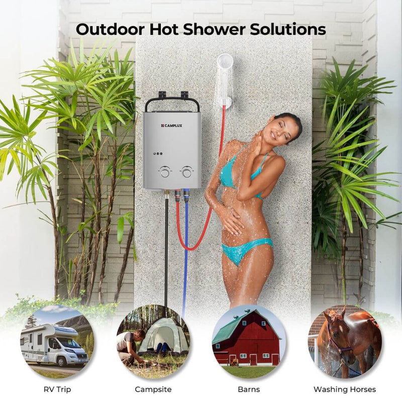 Load image into Gallery viewer, Camplux AY132G Portable Propane Water Heater
