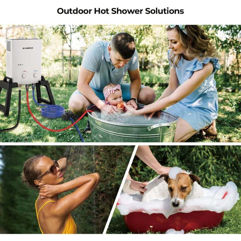 Load image into Gallery viewer, Camplux AY132MAX Portable Propane Water Heater With Stand
