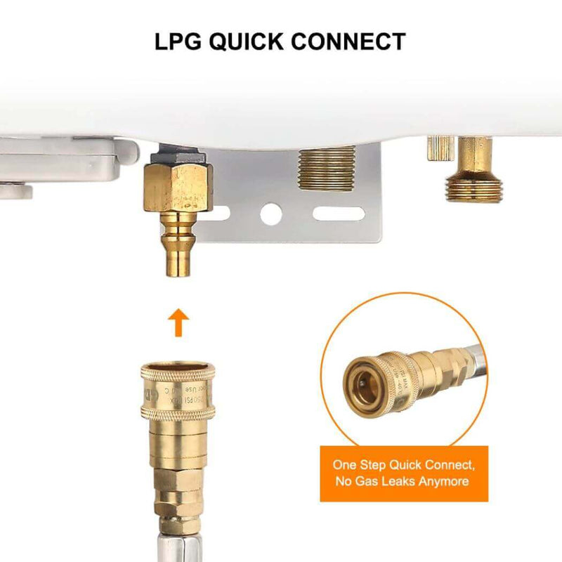 Load image into Gallery viewer, Camplux AY132MAX Portable Propane Water Heater With Stand

