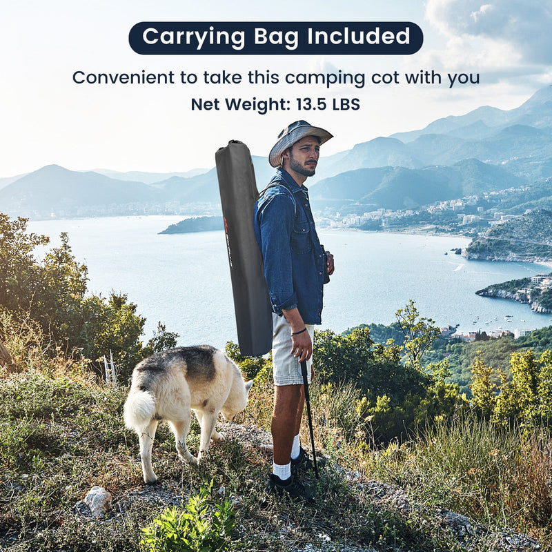 Load image into Gallery viewer, Adults Kids Folding Camping Cot
