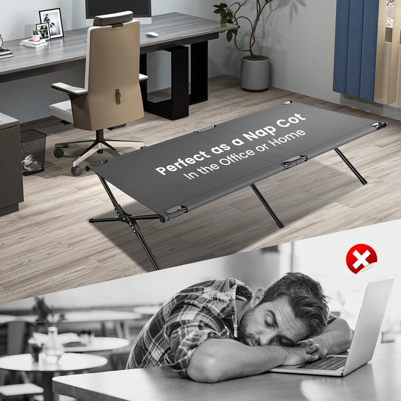 Load image into Gallery viewer, Adults Kids Folding Camping Cot
