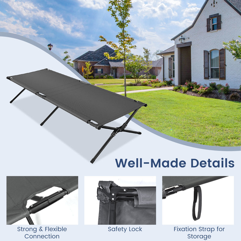 Load image into Gallery viewer, Adults Kids Folding Camping Cot
