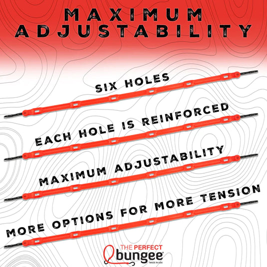 36" Perfect Bungee Adjust-a-Strap Adjustable Bungee Strap (4 Pack)