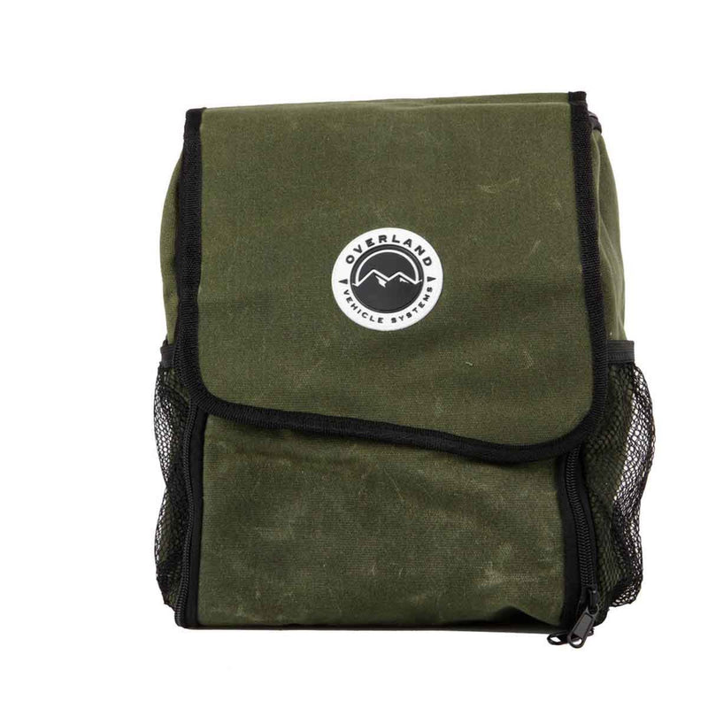 Load image into Gallery viewer, Overnight Bag with Handle &amp; Straps - #16 Waxed Canvas Storage

