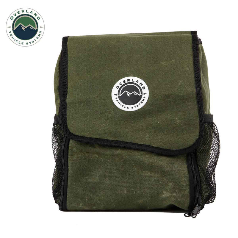 Load image into Gallery viewer, Overnight Bag with Handle &amp; Straps - #16 Waxed Canvas Storage
