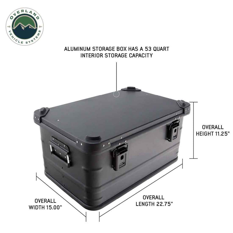 Load image into Gallery viewer, Aluminum Box Storage 53 QT
