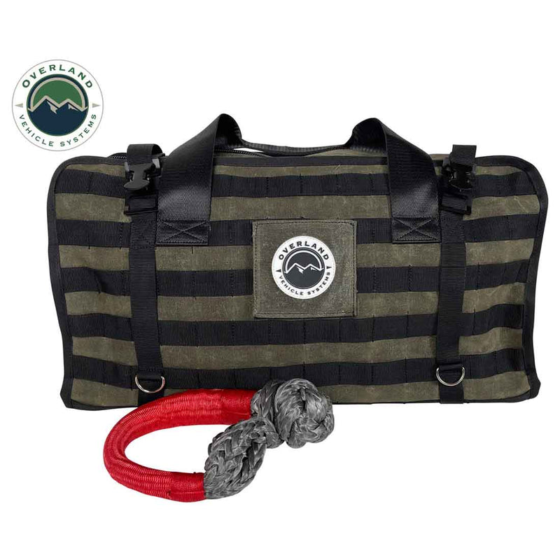 Load image into Gallery viewer, Large Recovery Bag with Handle &amp; Straps - #16 Waxed Canvas Storage
