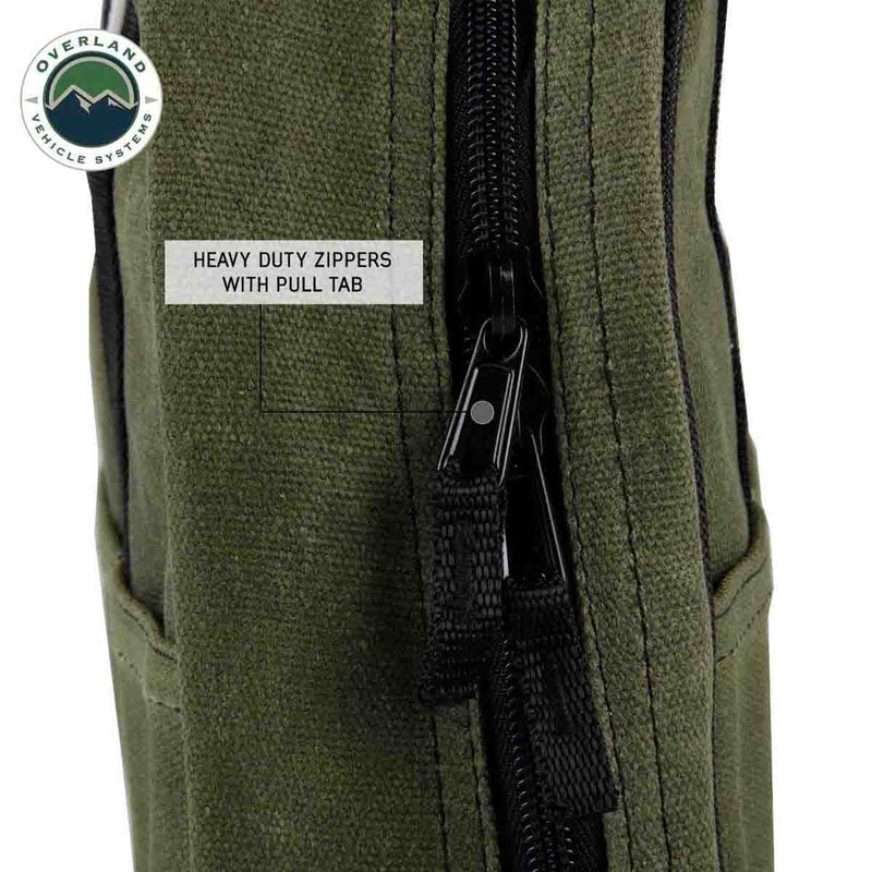 Load image into Gallery viewer, Jumper Cable Storage Bag - #16 Waxed Canvas
