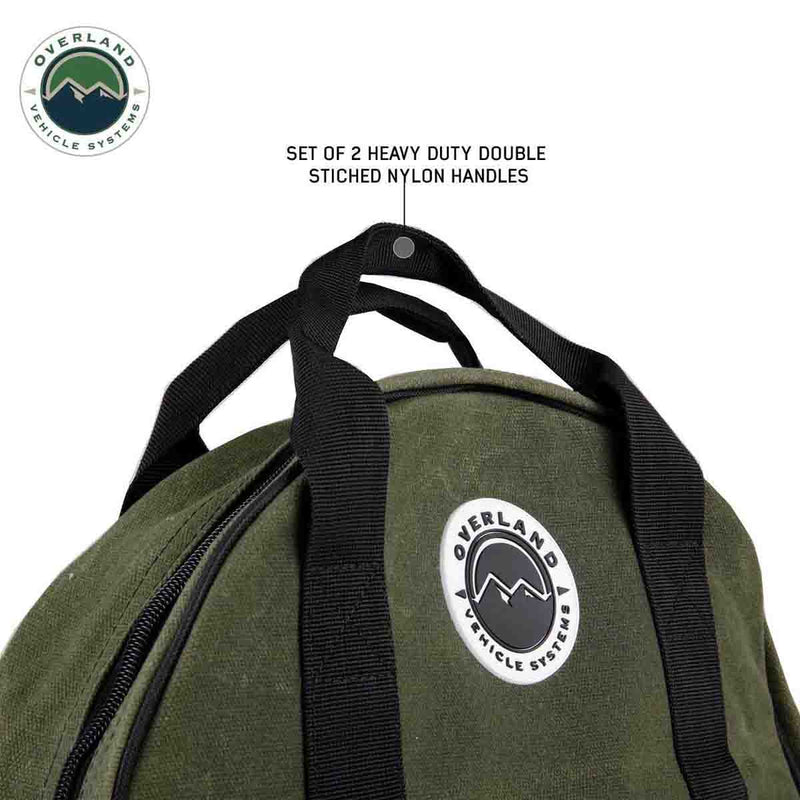 Load image into Gallery viewer, Jumper Cable Storage Bag - #16 Waxed Canvas
