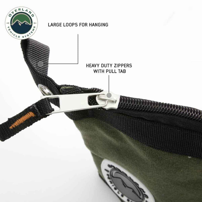 Load image into Gallery viewer, Medium Size 3-Bag Set of Storage Bags - #12 Waxed Canvas
