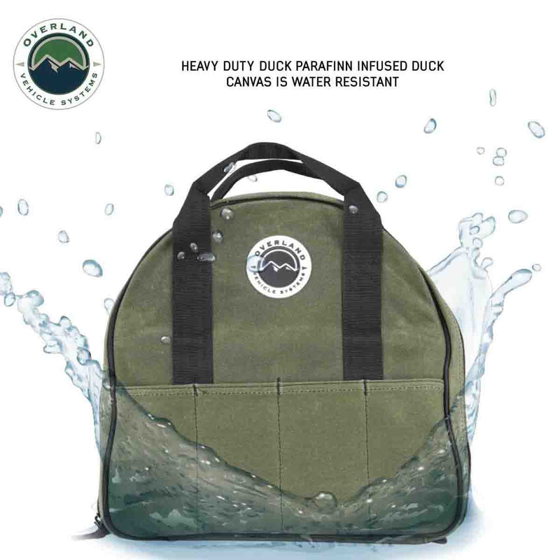 Load image into Gallery viewer, Jumper Cable Storage Bag - #16 Waxed Canvas
