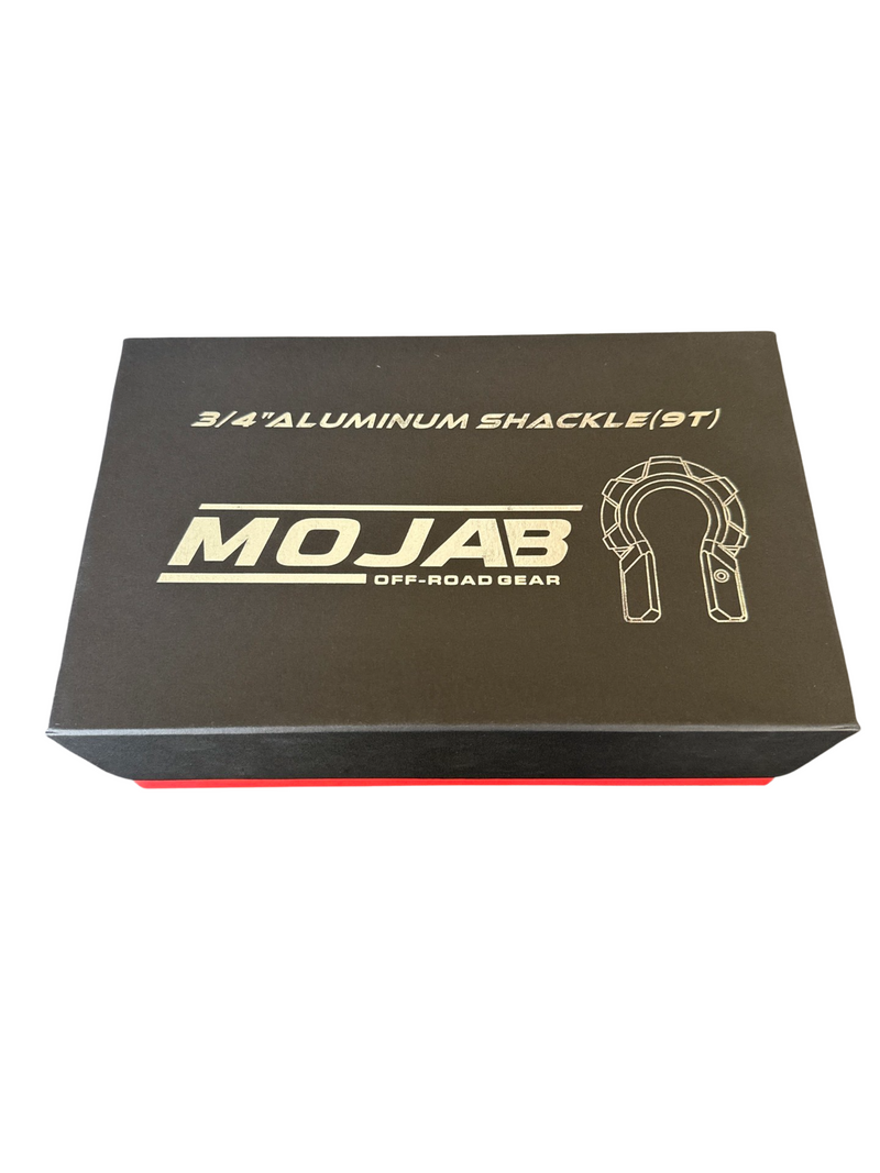 Load image into Gallery viewer, 3/4'' Extreme duty Aluminum D-Shackle set (9T) (LIFETIME WARRANTY*)
