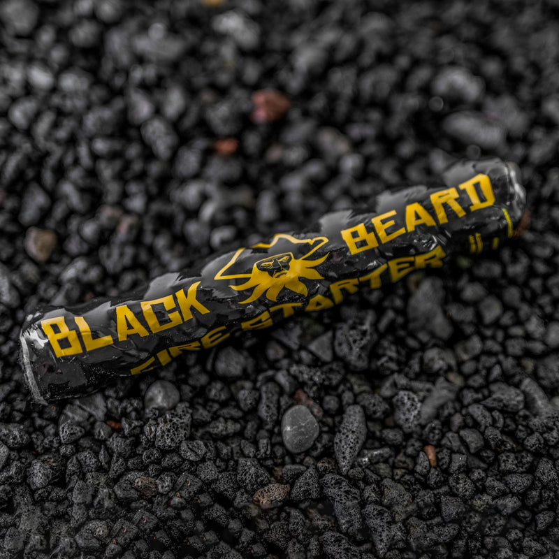 Load image into Gallery viewer, Black Beard Weather-Proof Firestarter
