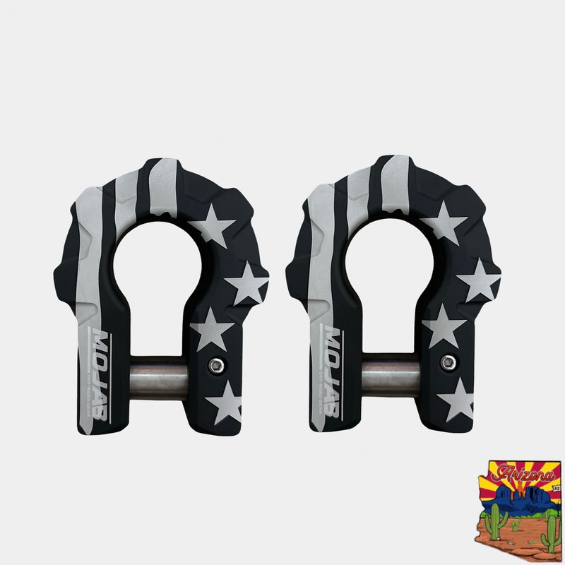 Load image into Gallery viewer, 3/4'' Extreme duty Aluminum D-Shackle set (9T) (LIFETIME WARRANTY*)
