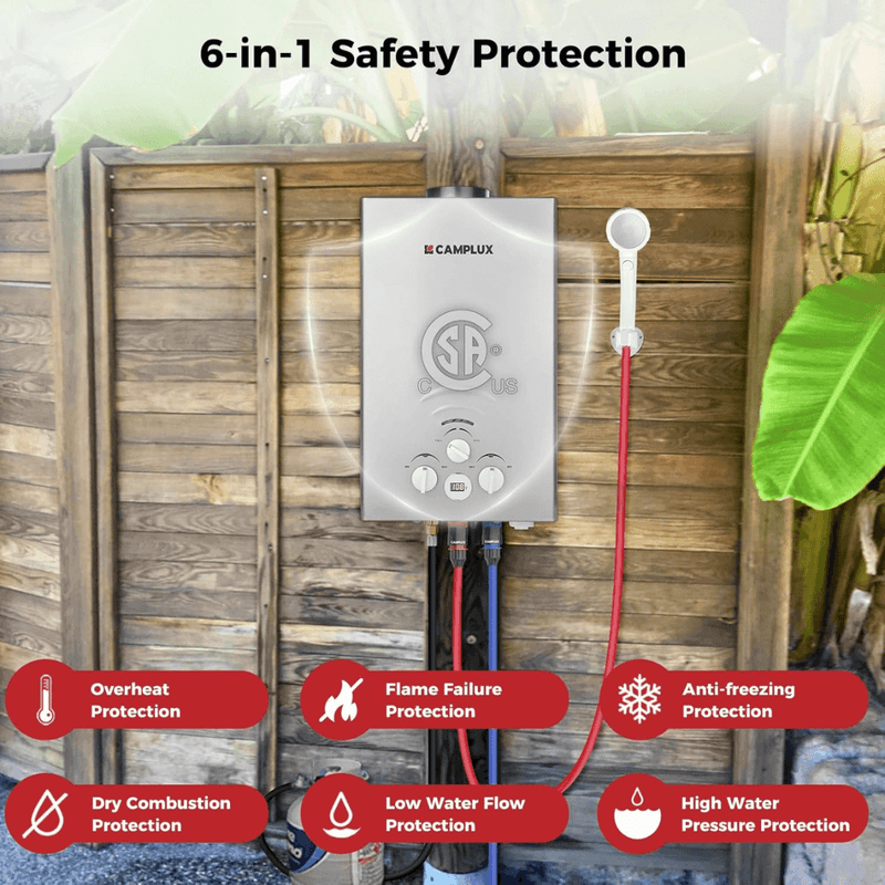 Load image into Gallery viewer, Camplux BW211G Camping Water Heater Propane

