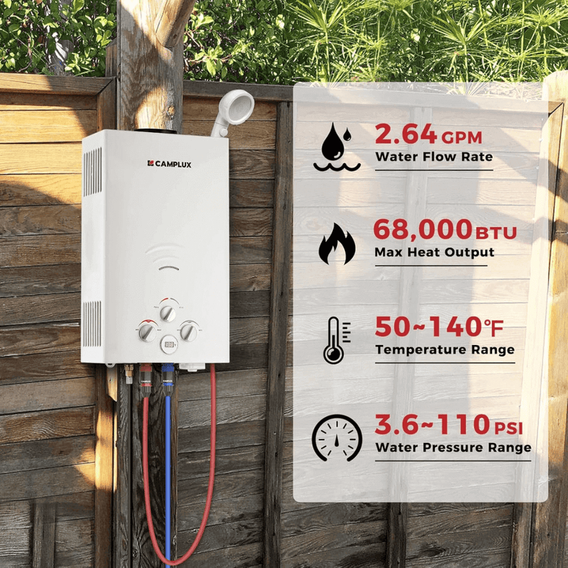 Load image into Gallery viewer, Camplux BW264 Camping Water Heater Propane
