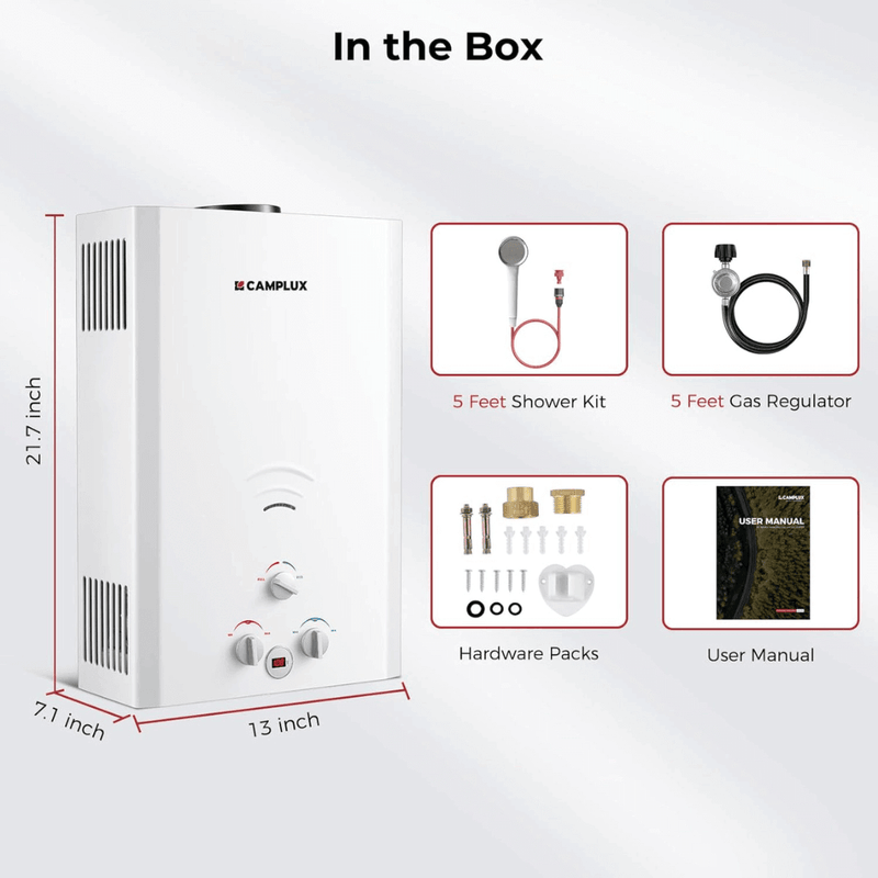 Load image into Gallery viewer, Camplux BW264 Camping Water Heater Propane

