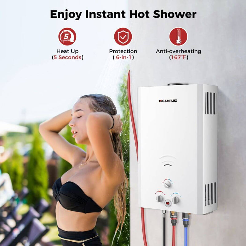 Load image into Gallery viewer, Camplux BW422 Camping Water Heater Propane
