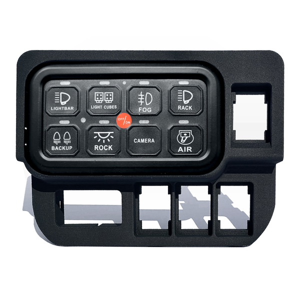 Load image into Gallery viewer, Base Switch Panel for 4 Short Switches (Tacoma Double Cab)
