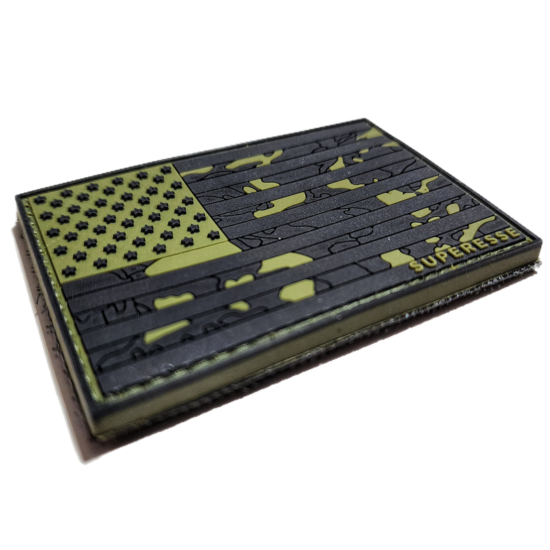 Load image into Gallery viewer, Storage Pocket Patch: Flagged Camo
