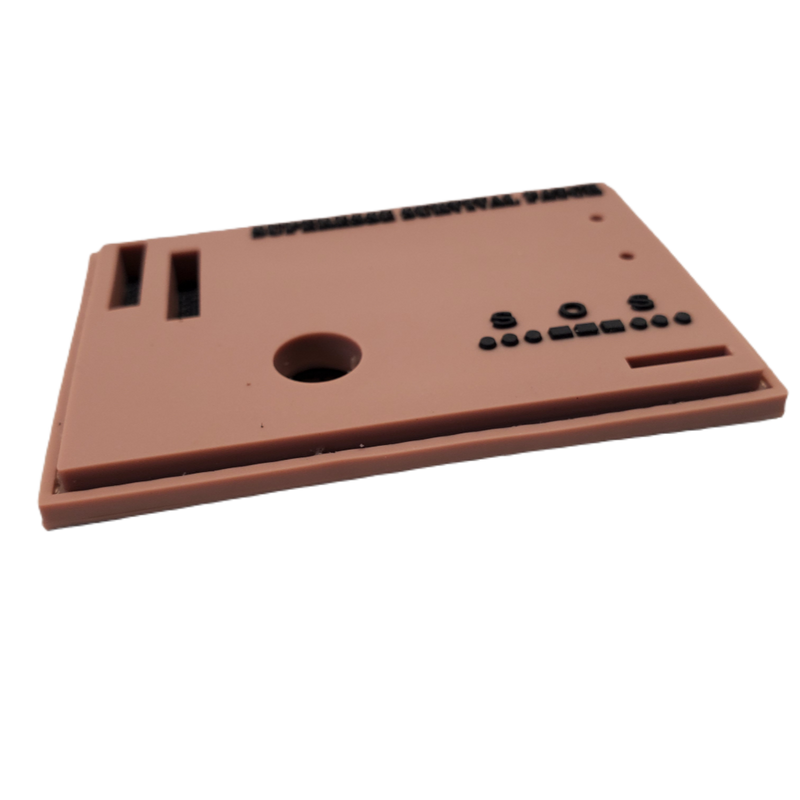Load image into Gallery viewer, Superesse Survival Patch: Compartmentalized Micro EDC and Survival Kit

