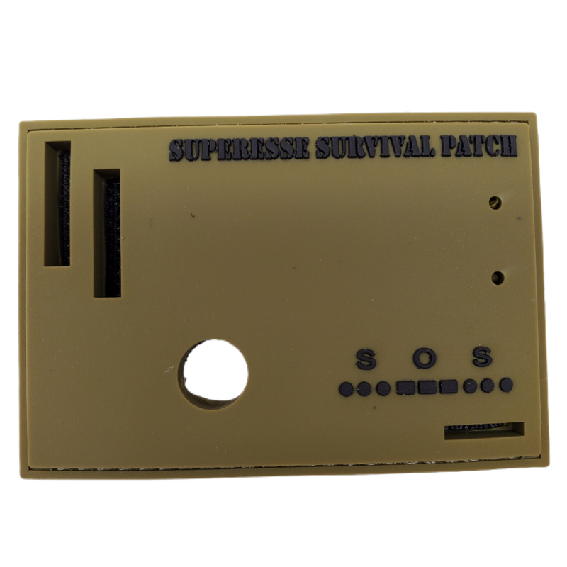 Load image into Gallery viewer, Superesse Survival Patch: Compartmentalized Micro EDC and Survival Kit
