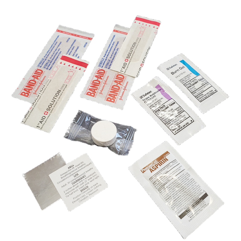 Load image into Gallery viewer, First Aid Patch Kit: "boo boo" supplies for treatment of minor injuries
