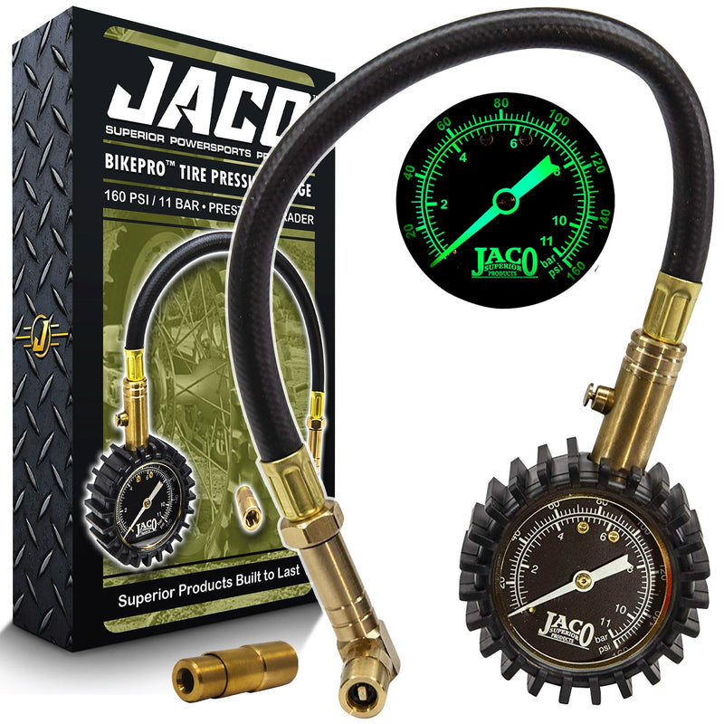 Load image into Gallery viewer, BikePro™ Presta Tire Pressure Gauge - 160 PSI | Presta &amp; Schrader (Hybrid/Road Bikes)
