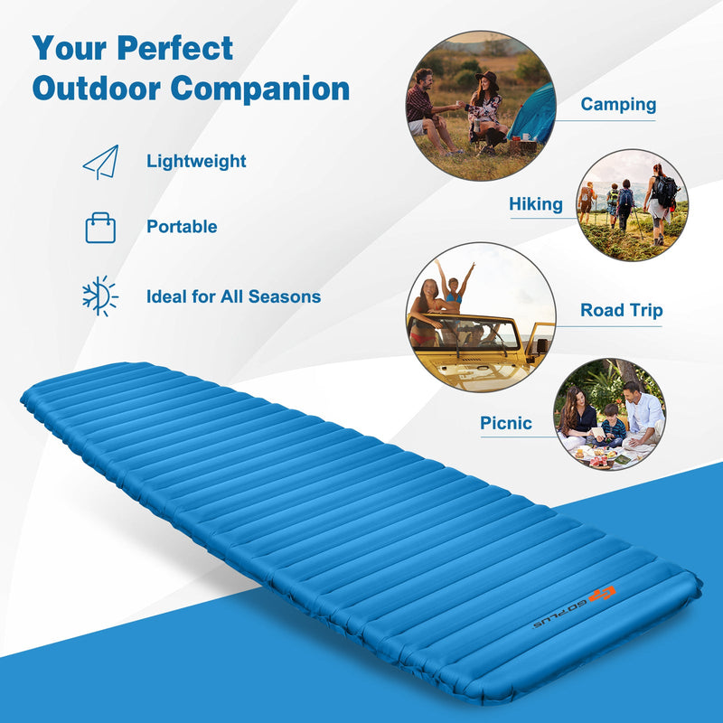Load image into Gallery viewer, 3 Inch Thick Inflatable Waterproof Camping Sleeping Pad

