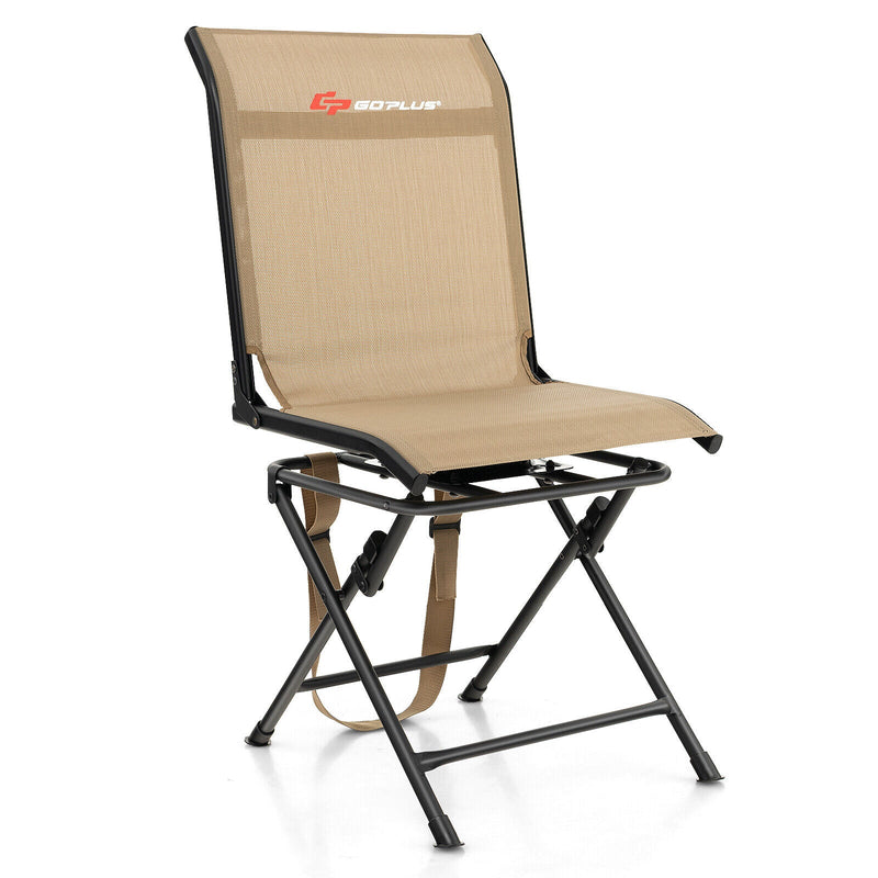 Load image into Gallery viewer, All weather Outdoor Foldable 360 Degree Swivel Chair with Iron Frame
