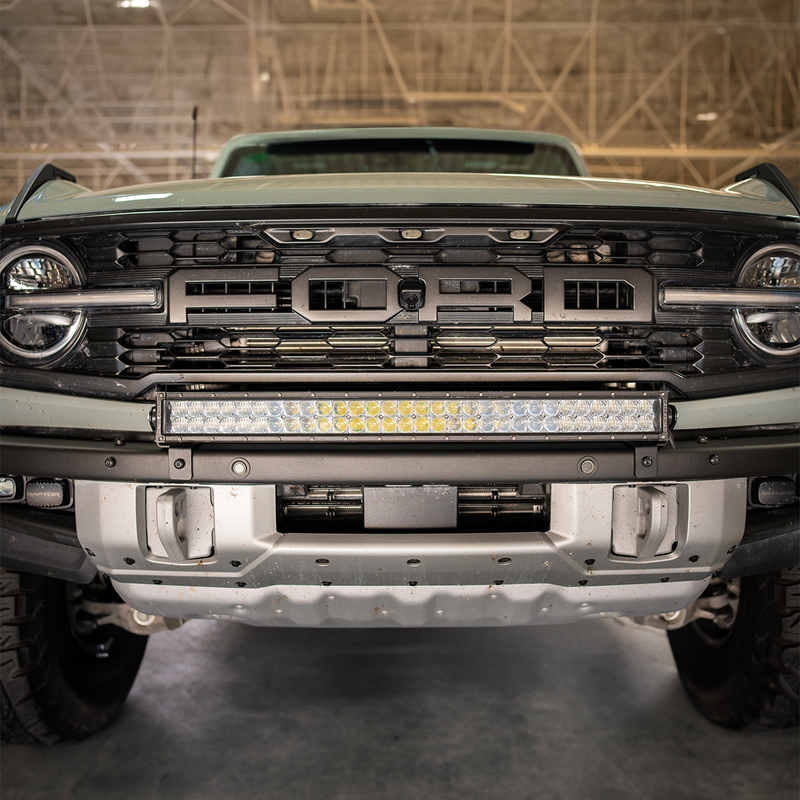 Load image into Gallery viewer, Bumper Light Bar Mount Fits 2021+ Ford Bronco Raptor
