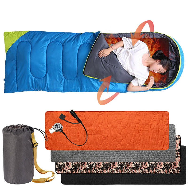 Load image into Gallery viewer, Winter New Smart Charging Portable Heating Sleeping Pad Outdoor Camping Sleeping Bag Pad Individual Camping Thermal Pad
