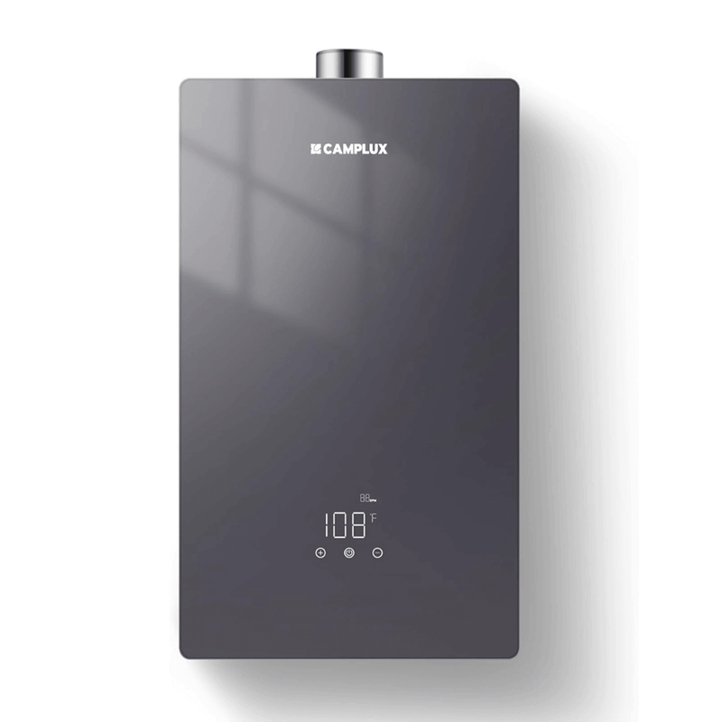 Load image into Gallery viewer, Camplux 4.22 GPM Indoor Tankless Hot Water Heater | Gray

