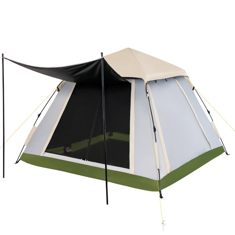 Load image into Gallery viewer, 2-4 Person Instant Pop-up Camping Tent with Removable Rainfly
