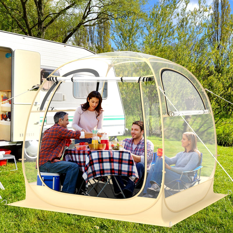 Load image into Gallery viewer, Instant Pop up Sports Tent with Carrying Bag and Floor Mat for 1-2/5-6 People
