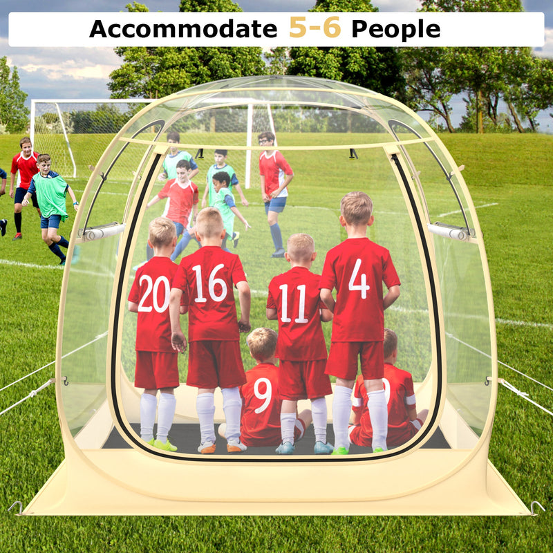 Load image into Gallery viewer, Instant Pop up Sports Tent with Carrying Bag and Floor Mat for 1-2/5-6 People
