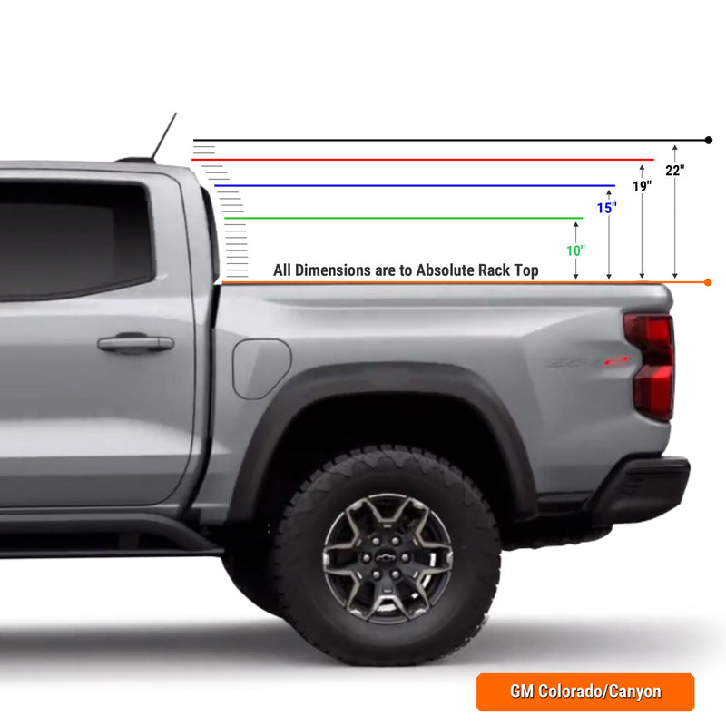 Load image into Gallery viewer, XTR1 Bed Rack for Retrax XR Cover - Chevy Colorado / GMC Canyon
