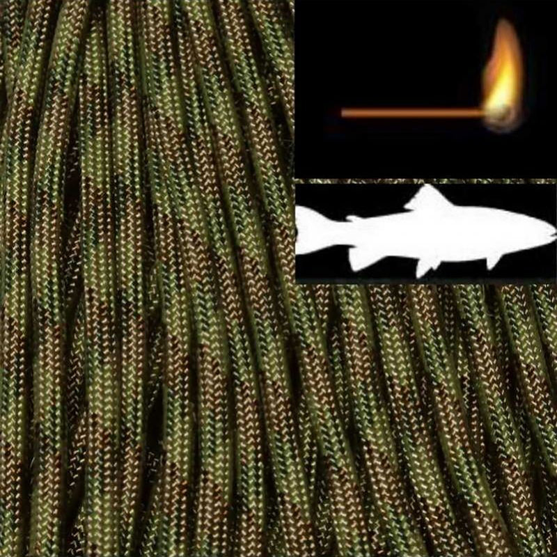 Load image into Gallery viewer, Enhanced "Fish &amp; Fire" Emergency Survival Paracord - Easy to Handle "Quick Deploy" Speed Hank

