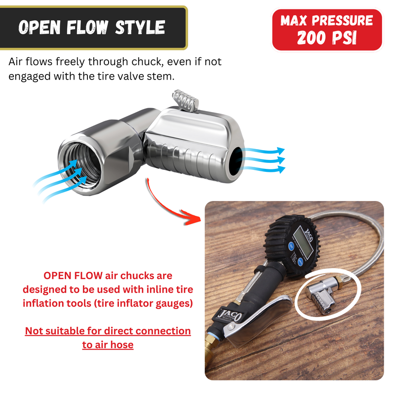 Load image into Gallery viewer, Lightning™ L2-Series Tire Air Chuck - 1/4" F-NPT
