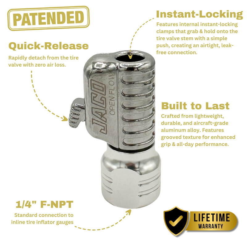 Load image into Gallery viewer, Lightning™ S2-Series Tire Air Chuck - 1/4" F-NPT
