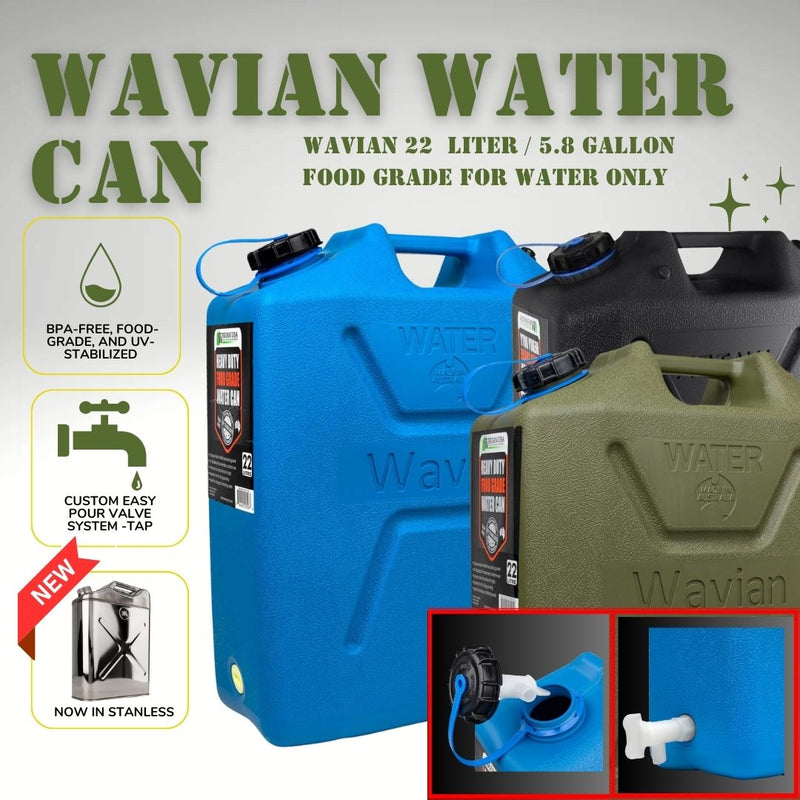 Load image into Gallery viewer, Wavian 22L Water Can
