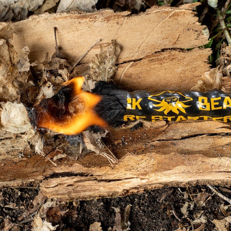 Load image into Gallery viewer, Black Beard Weather-Proof Firestarter

