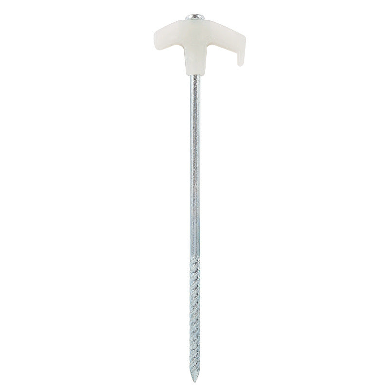 Load image into Gallery viewer, Luminous Ground Nails Outdoor Camping Tent Nails Fluorescent 25cm Wind Rope Nails Sky Curtain Steel Nail Accessories
