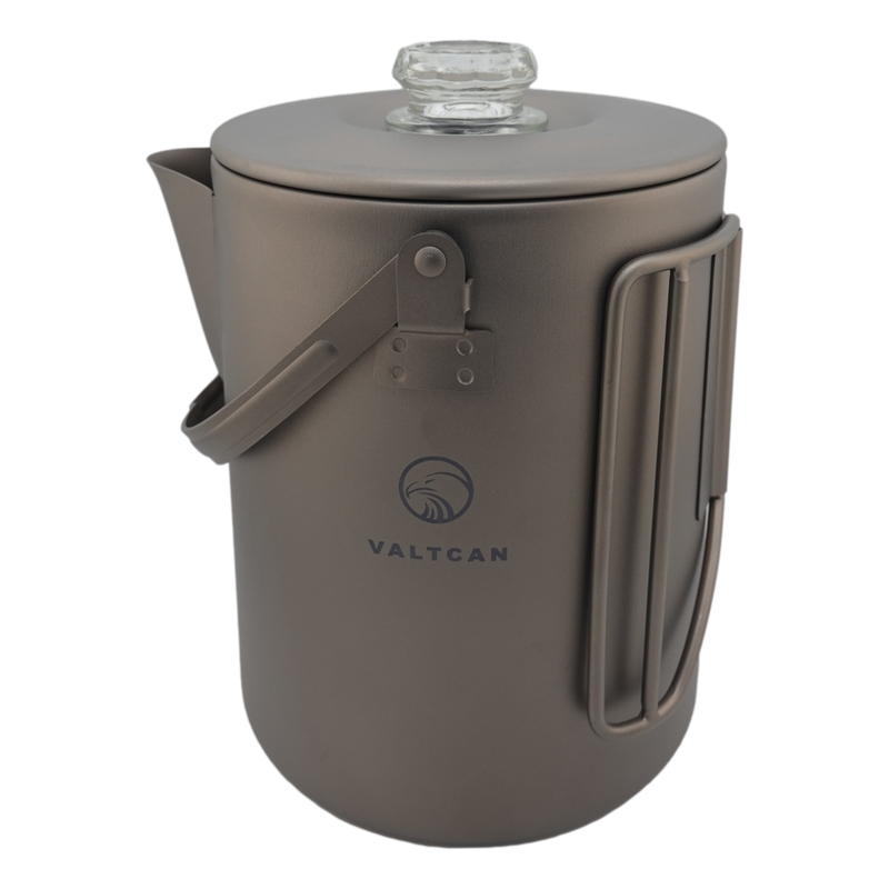 Load image into Gallery viewer, Titanium Coffee Percolator Taste Coffee, Not Metal · 1.5L · 6 Cups · 395g Ultralight
