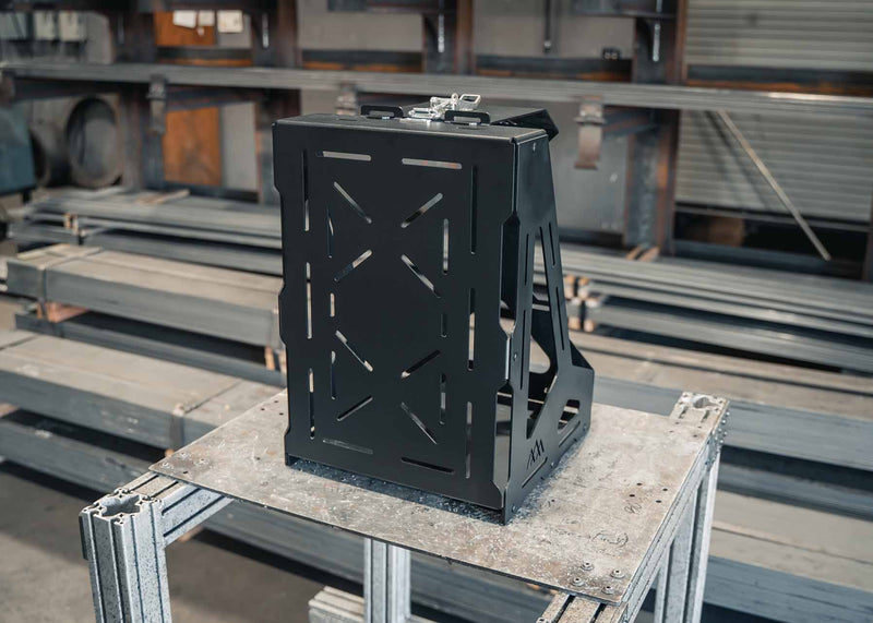 Load image into Gallery viewer, Jerry's Can Holder - Dual Universal Jerry Can Carrier
