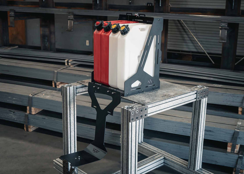 Load image into Gallery viewer, Jerry's Can Holder - Dual Universal Jerry Can Carrier
