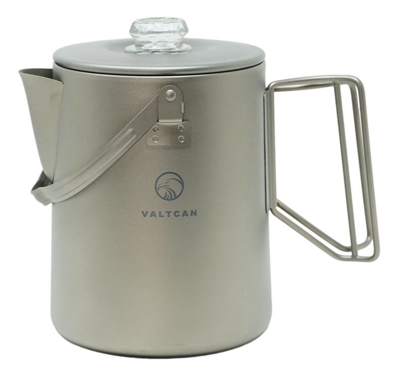 Load image into Gallery viewer, Titanium Coffee Percolator Taste Coffee, Not Metal · 1.5L · 6 Cups · 395g Ultralight
