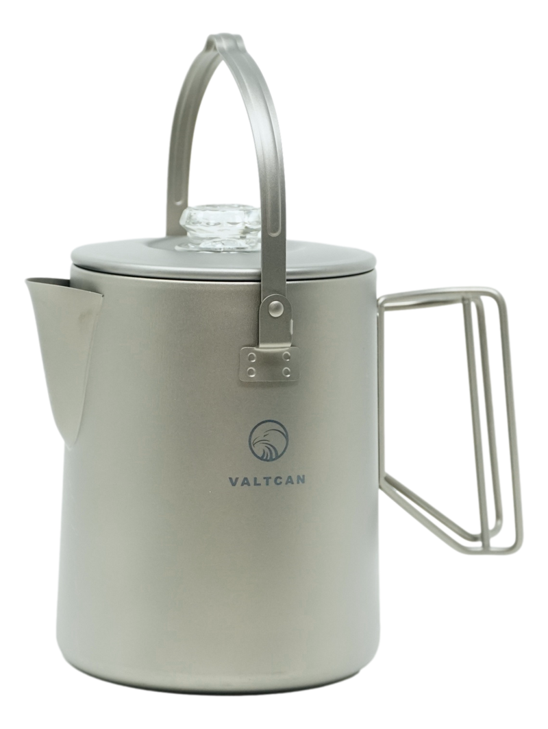 Load image into Gallery viewer, Titanium Coffee Percolator Taste Coffee, Not Metal · 1.5L · 6 Cups · 395g Ultralight
